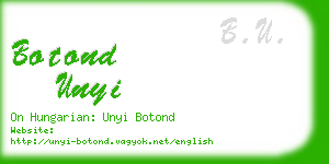 botond unyi business card